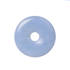 Donuts en Cristal Naturel, Pierre de Cristal Angelite, Gemme Donut, Pierre de Cristal, Pierres Gemmes Reiki, Donuts de Guérison, Agate - Product Image 2