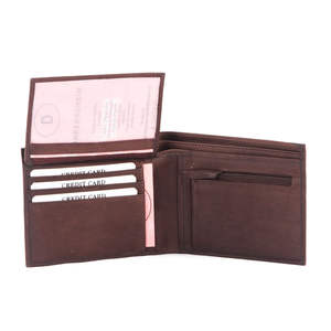 Portefeuille vintage en cuir véritable pour homme avec logo personnalisé, imperméable, grande capacité, court, RFID, plusieurs emplacements pour cartes, portefeuille Royaa - Product Image 4