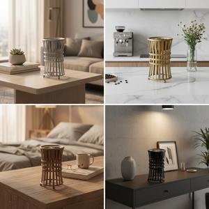 Brûleur à Bakhoor en Métal de Luxe, Design Cage Arabesque, Support Portable pour Encens au Charbon, pour la Décoration Intérieure du Moyen-Orient et du Golfe, Brûleur à Oud - Product Image 6