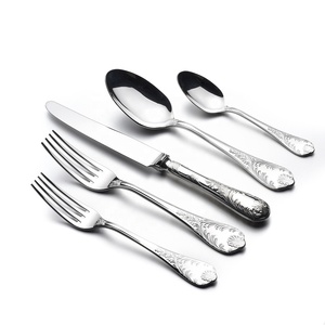 High Quality Metal <b>Flatware</b> Set Quality Spoon Cutlery from Manufacturer for Restaurants and Parties - Product Image 1