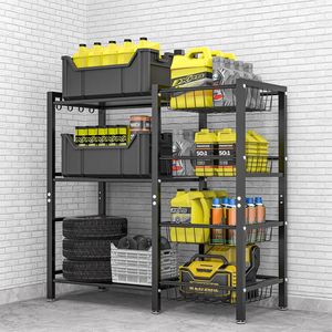 Scaffale da Cucina a 3 Livelli con 4 Cestelli per Produttori di Prodotti da Forno e Utensili da Caffè del Produttore - Product Image 5