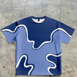 เสื้อยืดแขนสั้นผู้ชายทรงปกติ ขายส่ง ผ้าฝ้ายระบายอากาศ สวมใส่สบาย แบบพื้นฐาน รับผลิตตามแบบ OEM จำนวนมาก - Product Image 1
