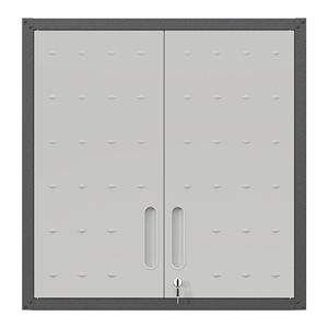 Armadio Metallico da Parete per Attrezzi con Porta con Serratura e 1 Ripiano per Garage, Magazzino o Ufficio - Montaggio Richiesto - Product Image 1