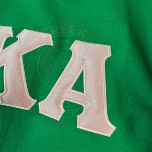Sweat-shirt personnalisé Alpha Sorority AKA pour femme, 100% coton molletonné, avec patch appliqué grec, color block, doux, style universitaire - Product Image 5