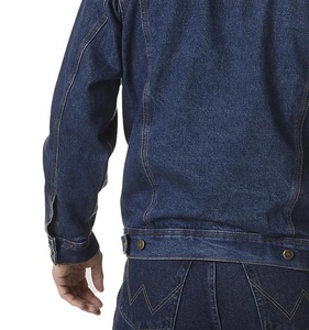 Denim <b>Jean</b> Jacket For Men Stylish Casual Outwear Wholesale Custom Made Durable Button Up Coat High Quality Winter Jacket - Product Image 4
