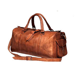 Maleta de Viaje Personalizada al por Mayor, 100% Cuero Genuino, con Cierre, 40x30x20, Unisex - Product Image 1