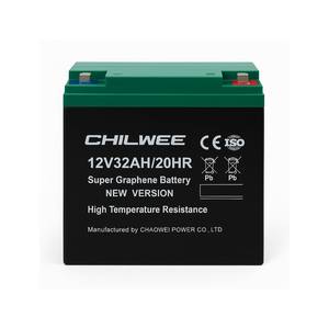<span class=keywords><strong>Batterie</strong></span> AGM scellée au graphène Chilwee 12V 28AH CWP12-28 12V32AH à décharge profonde pour vélos électriques, véhicules électriques, scooters, motos - Product Image 4