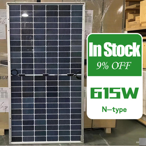 Módulos Solares ZNShine de 615w, Unidades Bifaciales Tipo N, Kit de Panel Fotovoltaico con 19.71% de Alta Eficiencia, 182mm, 2302x1146mm para Sistema Solar - Product Image 1