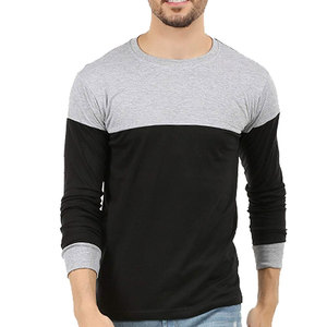 T-shirt de course à manches longues pour homme, décontracté, en tricot, imprimé brodé, séchage rapide, extensible, pour l'entraînement en plein air - Product Image 1