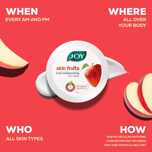 Skin Fruits Moisturizing <b>Cream</b> With Apple Jojoba And Almond Oil <b>For</b> <b>Face</b> Hands And Body Deep Nourishing Hydration Care 500ml - Product Image 6