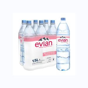 <span class=keywords><strong>Eau</strong></span> de source <span class=keywords><strong>naturelle</strong></span> <span class=keywords><strong>Evian</strong></span> standard 1L, pack de 12 pour l'approvisionnement des magasins de proximité - Product Image 1