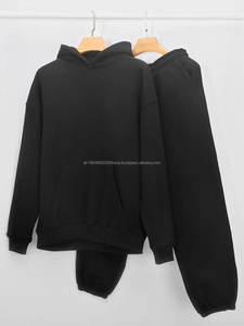 Ensemble sweat-shirt et pantalon de survêtement décontracté et élégant en molleton pour l'automne, motif imprimé pour l'hiver, ensemble sweat-shirt et pantalon de survêtement à capuche - Product Image 2