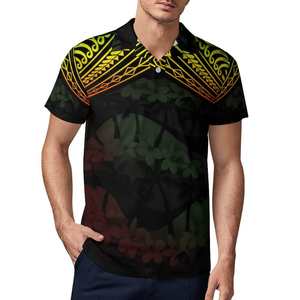 Camiseta Casual de Cuello Redondo para Hombre, de Manga Corta, Antiarrugas, con Estampado Étnico por Sublimación, de Poliéster, para Verano, Venta al por Mayor de Fábrica - Product Image 4