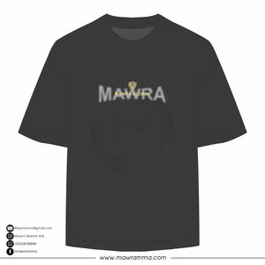 T-shirt unisexe Mawra personnalisé surdimensionné 100 % coton vierge imprimé sérigraphié pour l'été et les activités de plein air - Product Image 5