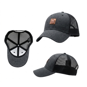 Casquette en maille 6 panneaux OEM de haute qualité avec logo personnalisé, patchs sportifs, broderie 3D tendance, style hip-hop, décontractée, pour l'extérieur, les fêtes et les événements. - Product Image 4