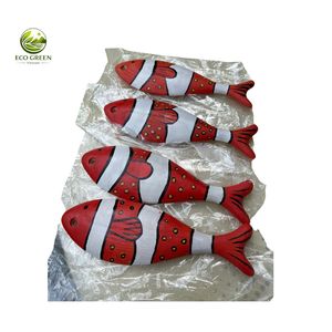 Ash Wood Fish Color Learning Toy <b>DIY</b> Paint <b>Kit</b> Handmade Wood Craft Hanging Modern Design Educational Gift for Preschool - Product Image 4