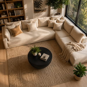 Horizon Bowl Coffee Table Black Finish Modern Organic <b>Solid</b> Suar <b>Wood</b> Premium Thick Bowl Top Living Room Home Furniture - Product Image 6