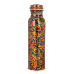 Bouteille d'eau en cuivre étanche avec motif imprimé en émail pour les besoins d'hydratation de voyage, de randonnée, de trekking et de fitness en plein air - Product Image 6