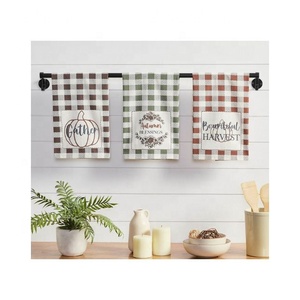 Serviettes de table et torchons de cuisine 2026 en coton 100% brodé floral unique, style japonais, design simple, outils de cuisine - Product Image 6