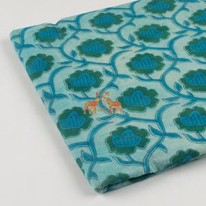 Tissu en coton traditionnel de haute qualité, imprimé à la main avec des motifs floraux, pour la décoration intérieure, la literie et les rideaux - Product Image 6