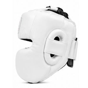 Protector de Cabeza para Boxeo RAO CRAFT EXPORTS, Cuero PU, Unisex, Equipo Deportivo de Protección para Adultos, Color Blanco Sólido, Cierre de Hebilla - Product Image 4