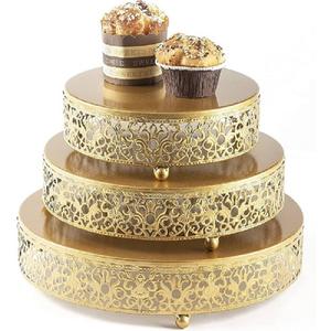 Soporte para Pastel de Hierro de Una Sola Capa, Hecho a Mano, Ecológico, Fácil de Limpiar, Tamaño y Forma Personalizables, Calidad Premium - Product Image 3