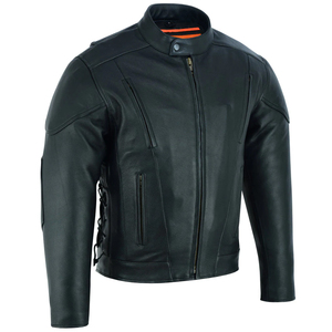 Premium Quality <b>Men's</b> Leather <b>Jackets</b> with Zipper Closure Warm Lining Casual Wear Style Leather <b>Jackets</b> for <b>Men</b> - Product Image 4