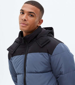 OARH INT INDUSTRY <b>Men's</b> Waterproof Windproof Breathable Eco-Friendly Puffer <b>Jacket</b> Hood Zipper Closure 100% Polyester Winter - Product Image 3