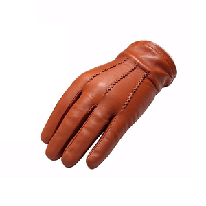 ถุงมือหนังบุรุษแบบใหม่ นุ่ม ระบายอากาศได้ดี ออกแบบเองได้ สำหรับกีฬาประจำวัน กิจกรรมกลางแจ้ง ลำลอง ฤดูหนาว จากผู้ผลิตมืออาชีพ - Product Image 2