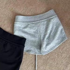 Shorts de Cintura Alta con Cordón Ajustable para Mujer, Pantalones Cortos Casuales de Verano, Holgados, Cómodos, Deportivos, para Playa, Vacaciones, Ropa Deportiva, Impermeables - Product Image 3