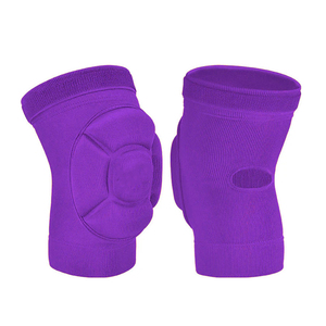 Genouillères épaisses en mousse violette personnalisées, élastiques, anti-collision, pour le sport, la danse, le volleyball et le basketball. - Product Image 2