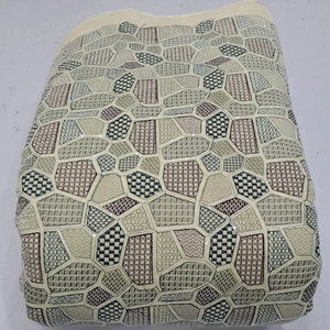 Tela de bordado malté, tela de algodón personalizada, tela de fantasía, telas textiles, tela de bordado, tela para abaya, tela para caftán, venta al por mayor - Product Image 2