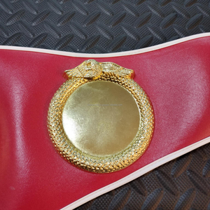 Custom Championship Boxing <b>Belt</b> OEM Logo <b>Gold</b> Plated MMA Wrestling Martial Arts Award Wholesale Cow Hide 35mm Waterproof - Product Image 5