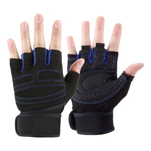 Guantes de gimnasio de entrenamiento de medio dedo para mujer 2021 Material de goma al por mayor - Product Image 1