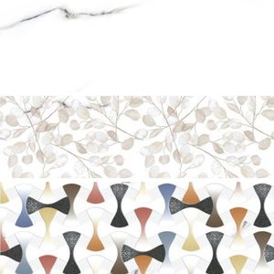 Carrelage mural en céramique blanc brillant minimaliste moderne 300x600 pour bureaux d'entreprise haut de gamme et projets d'infrastructure commerciale - Product Image 2