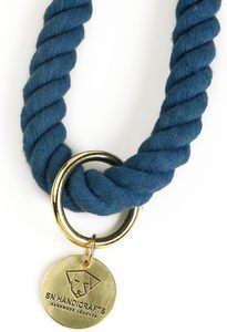 Solid Blue Color Handmade Rope <b>Leashes</b> for Dogs Rope Dog <b>Leash</b> Rope Cute Dog - Product Image 3