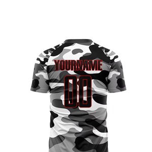 Custom Camouflage Soccer Jersey Set Men's Short Sleeve Sublimated Moisture Wicking <b>Athletic</b> Fit All Seasons Team Name Number - Product Image 6