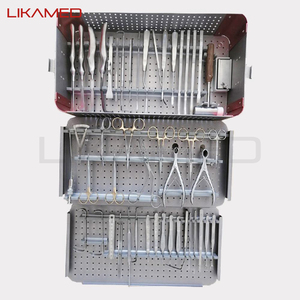 Ensemble d'instruments de rhinoplastie LIKAMED de 82 pièces avec boîte en acier inoxydable, plastique pour le nez, PK Allemagne, acier inoxydable Ent - Product Image 4