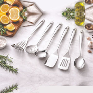 Juego de Utensilios de Cocina de Acero Inoxidable de Primera Calidad, 6 Piezas, con Mangos Ergonómicos - Product Image 1