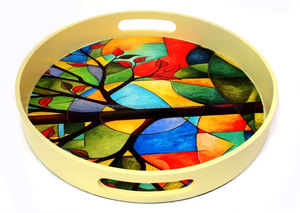 ชุดถาดเสิร์ฟไม้โบราณพร้อมโลโก้พิมพ์แบบกำหนดเองสำหรับงานแต่งงานและของขวัญ - Product Image 2