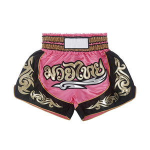 Pantalones Cortos de Muay Thai de Diseño Personalizado, Uniformes de Artes Marciales de Satén para Entrenamiento de Kickboxing, Fabricante OEM - Product Image 1