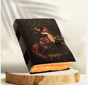 Premium Handmade Genuine <b>Leather</b> Journal Notebook Vintage Refillable Sketchbook Diary for Writing Travel Sketching Personal Use - Product Image 1