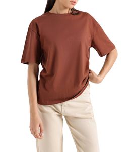 Vente chaude séchage rapide T-Shirt femme à manches courtes bon matériel été ample col rond femmes porte porter T-shirt - Product Image 1