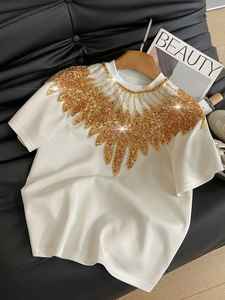 Vestido Camiseta de Manga Corta con Cintura Natural, Color Personalizado y Bordado a Mano, para Damas, Estilo Casual y de Cóctel - Product Image 4