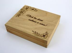 Boîte en bois gravée au laser personnalisée, boîte en bois gravée au laser professionnelle, boîte à bijoux, boîte de rangement, vente en gros - Product Image 6