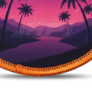 Patchs de sublimation personnalisés avec logo, directement de l'usine, patchs à presser à chaud, patchs de sublimation personnalisés - Product Image 3