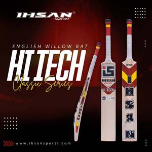 Bate de Cricket Ihsan Sports Serie Clásica Edición Hi Tech, Ligero y Duradero, con Lámina Antideslizante de Agarre Adicional Incluida - Product Image 5