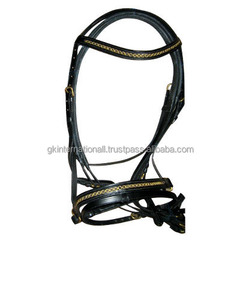 Brida de caballo de cuero genuino, de cuero - Product Image 3