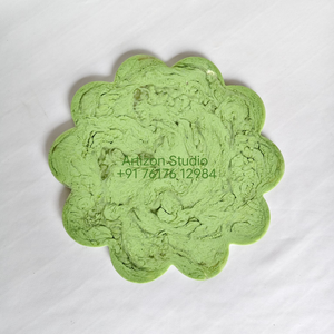 แผ่นเรซิ่นทำมือสำหรับวางเทียนตกแต่งโต๊ะ - Product Image 5