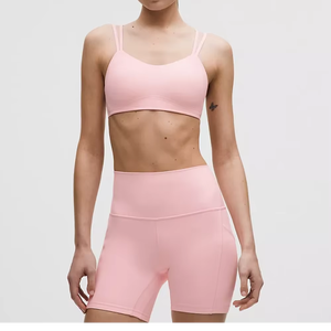 Conjuntos de Yoga de Secado Rápido, Transpirables, Ecológicos, de Spandex/Nylon, Sólidos, Talla Grande, Asimétricos, con Hombros Descubiertos, para Fitness y Deportes Acuáticos - Product Image 6